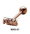 PUNK S316L Tongue Piercing MAD-51